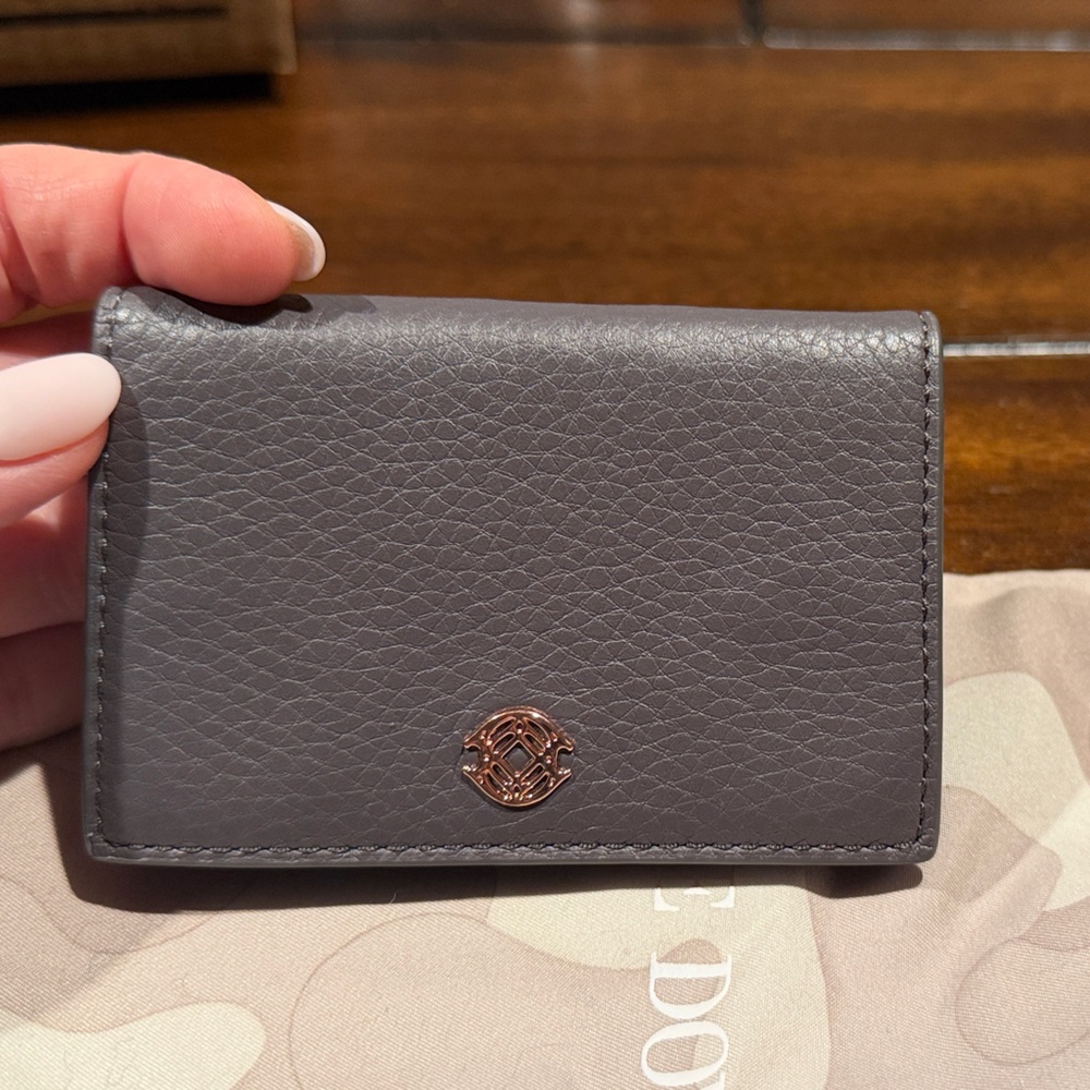 Dagne Dover Accordion Card Case in Graphite
